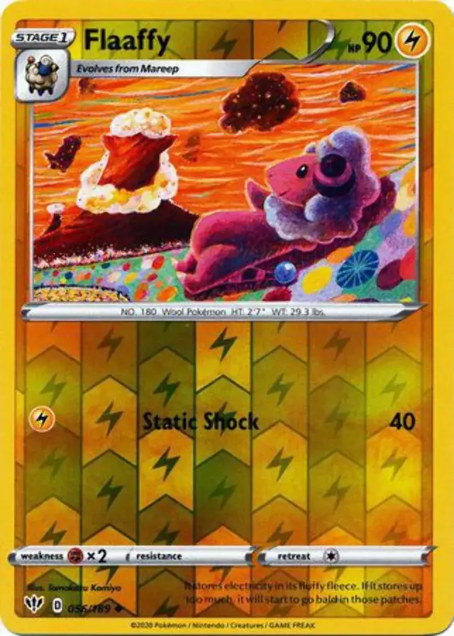 Flaaffy [Reverse Holo] - Pokemon Darkness Ablaze #56