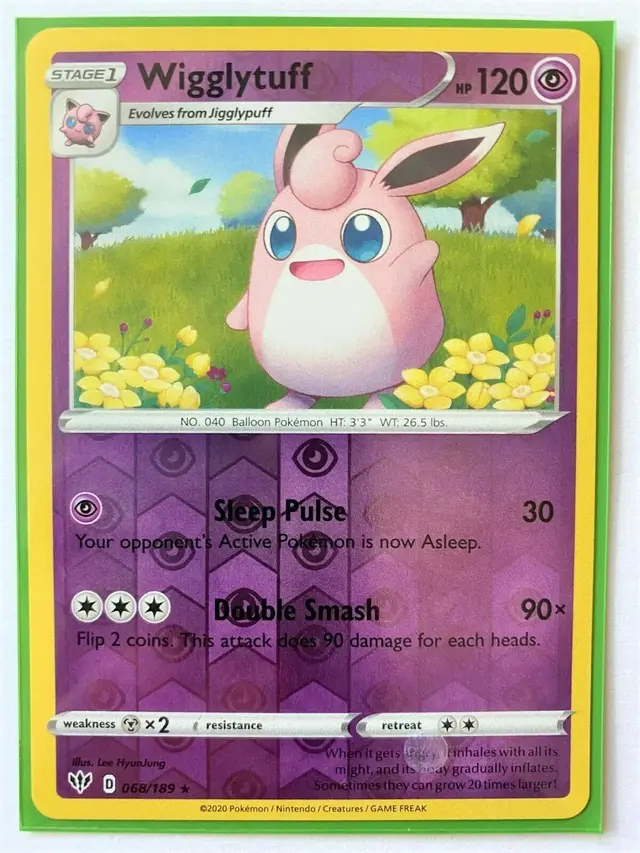 Wigglytuff [Reverse Holo] - Pokemon Darkness Ablaze #68