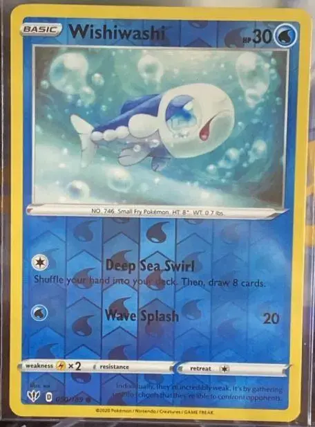 Wishiwashi [Reverse Holo] - Pokemon Darkness Ablaze #50