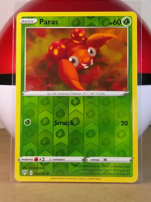 Paras [Reverse Holo] - Pokemon Darkness Ablaze #3