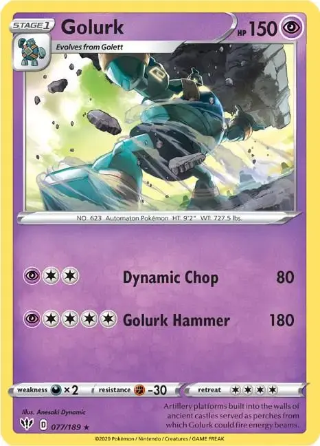 Golurk - Pokemon Darkness Ablaze #77