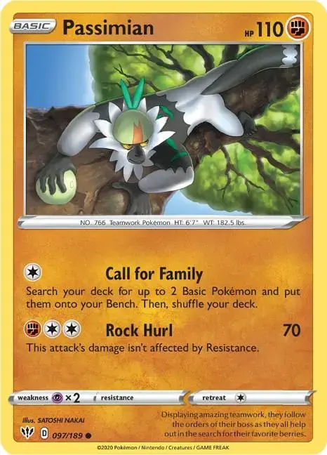 Passimian - Pokemon Darkness Ablaze #97