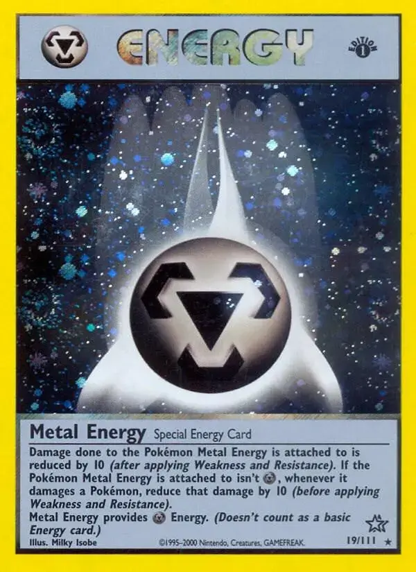 Metal Energy [1st Edition] - Pokemon Neo Genesis #19