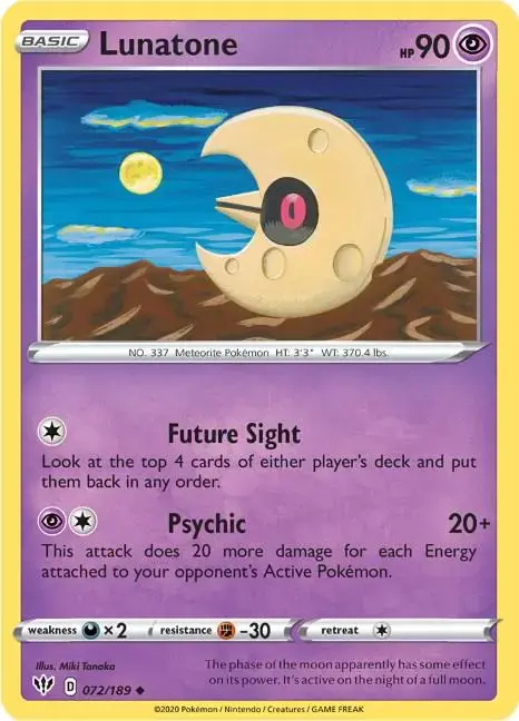 Lunatone - Pokemon Darkness Ablaze #72
