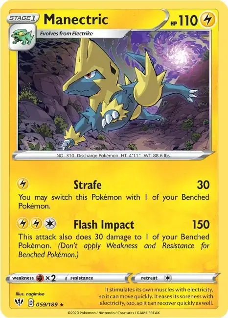 Manectric - Pokemon Darkness Ablaze #59