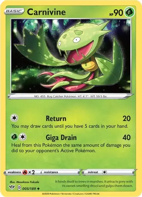 Carnivine - Pokemon Darkness Ablaze #5