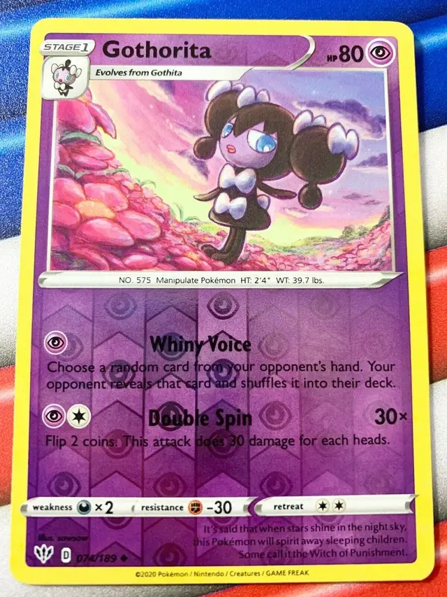 Gothorita [Reverse Holo] - Pokemon Darkness Ablaze #74