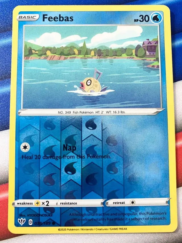 Feebas [Reverse Holo] - Pokemon Darkness Ablaze #38