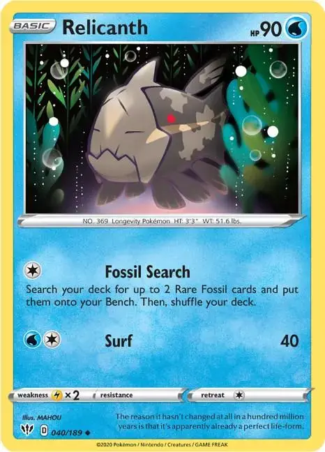 Relicanth - Pokemon Darkness Ablaze #40
