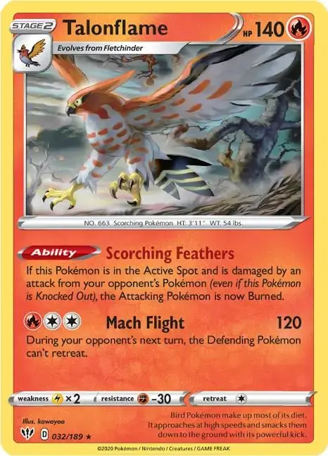 Talonflame - Pokemon Darkness Ablaze #32