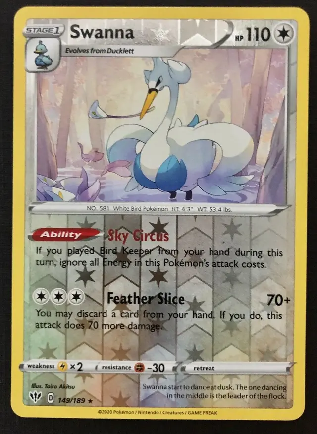Swanna [Reverse Holo]