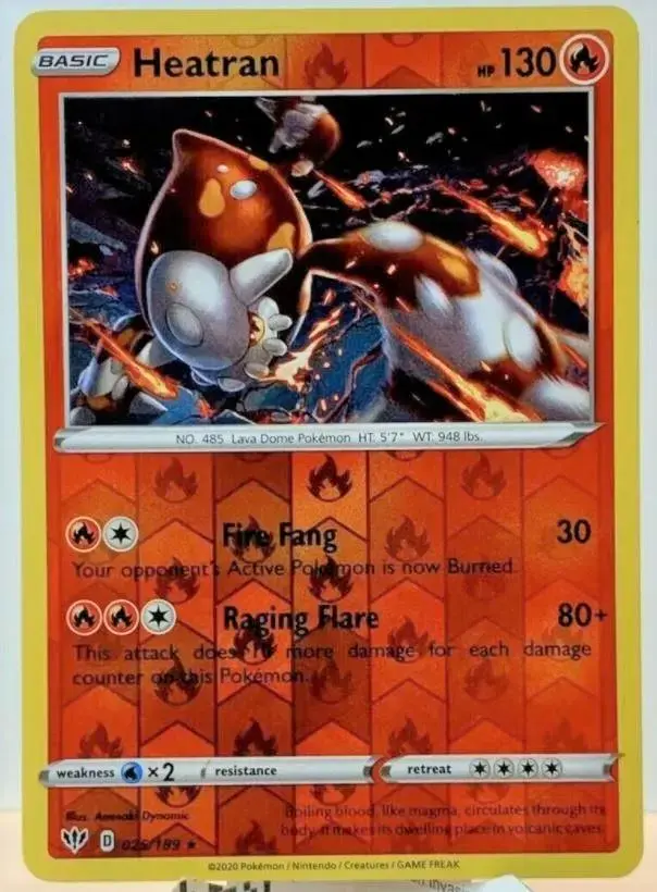 Heatran [Reverse Holo] - Pokemon Darkness Ablaze #25