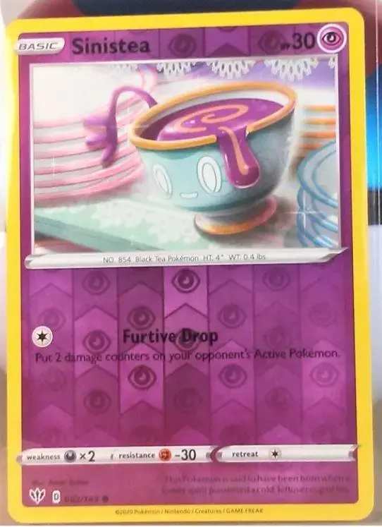 Sinistea [Reverse Holo] - Pokemon Darkness Ablaze #82