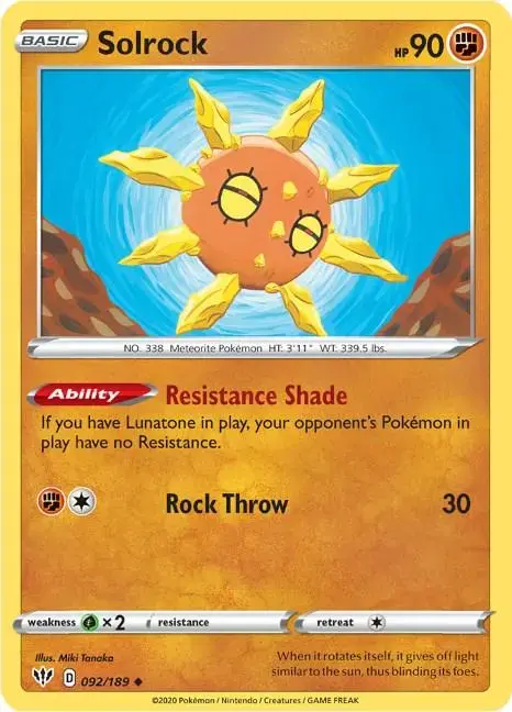 Solrock - Pokemon Darkness Ablaze #92