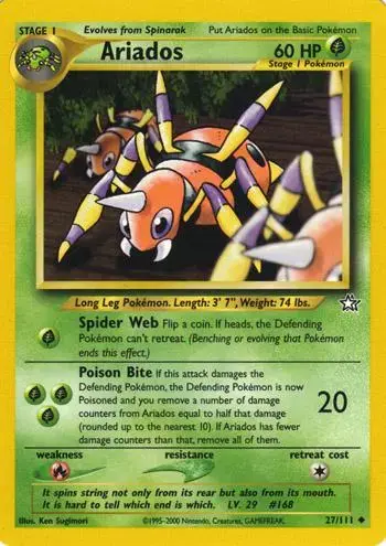 Ariados - Pokemon Neo Genesis #27