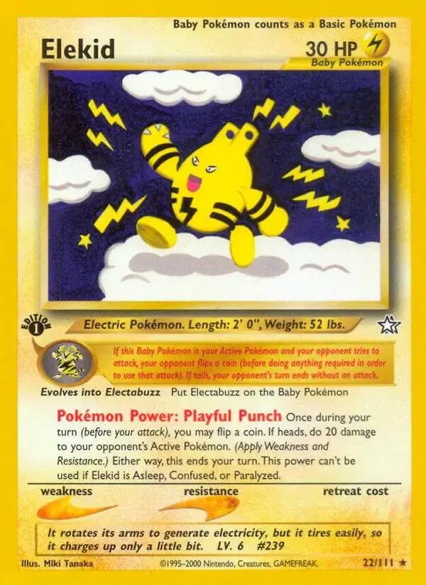 Elekid [1st Edition] - Pokemon Neo Genesis #22