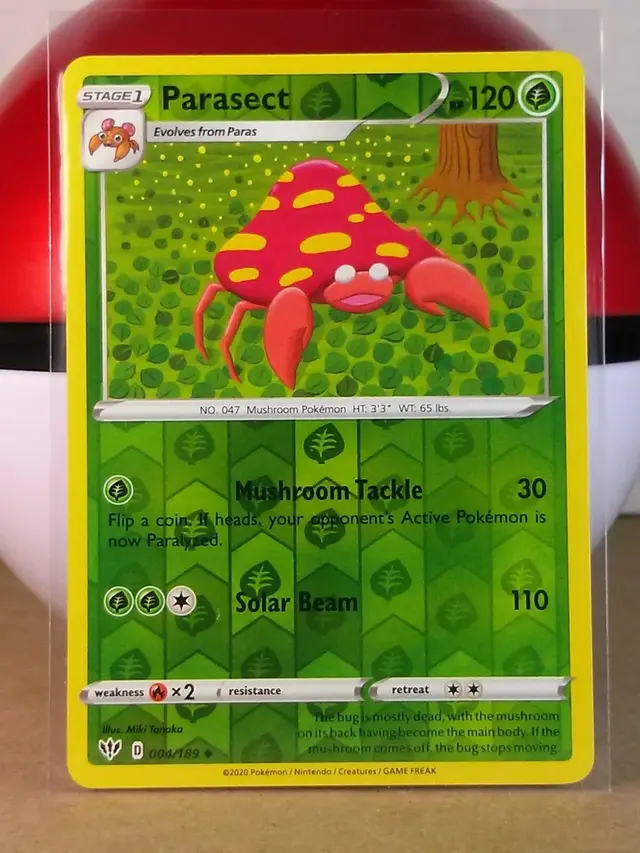 Parasect [Reverse Holo] - Pokemon Darkness Ablaze #4