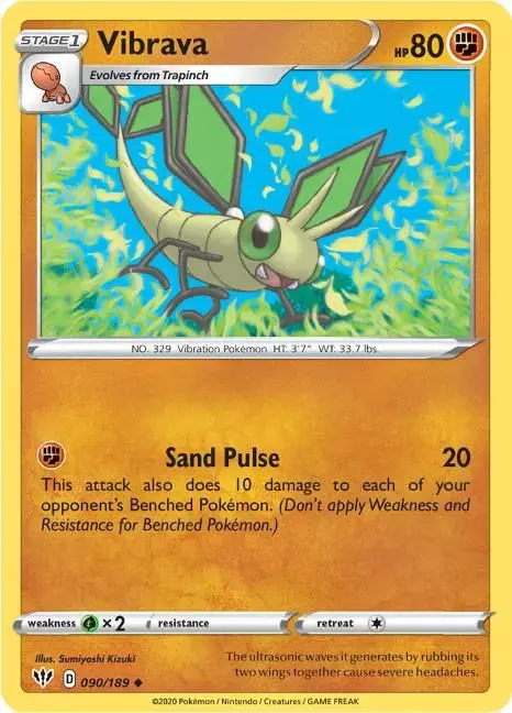 Vibrava - Pokemon Darkness Ablaze #90
