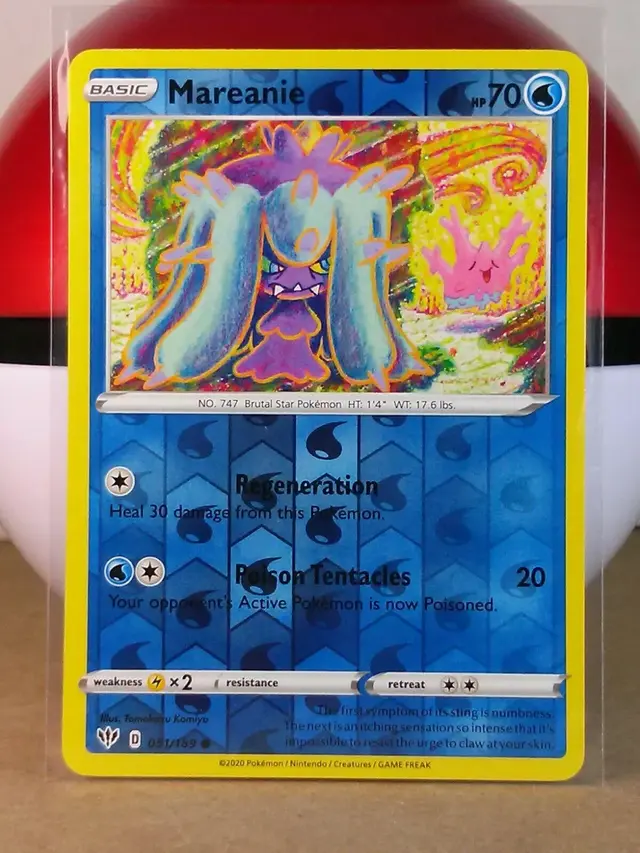 Mareanie [Reverse Holo] - Pokemon Darkness Ablaze #51