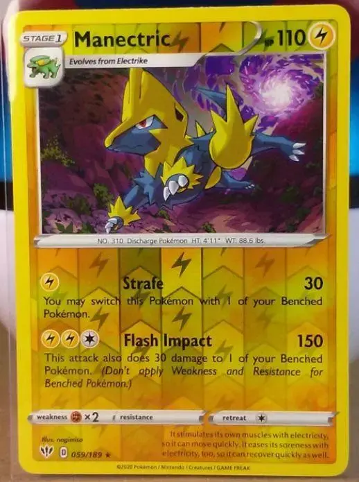 Manectric [Reverse Holo] - Pokemon Darkness Ablaze #59