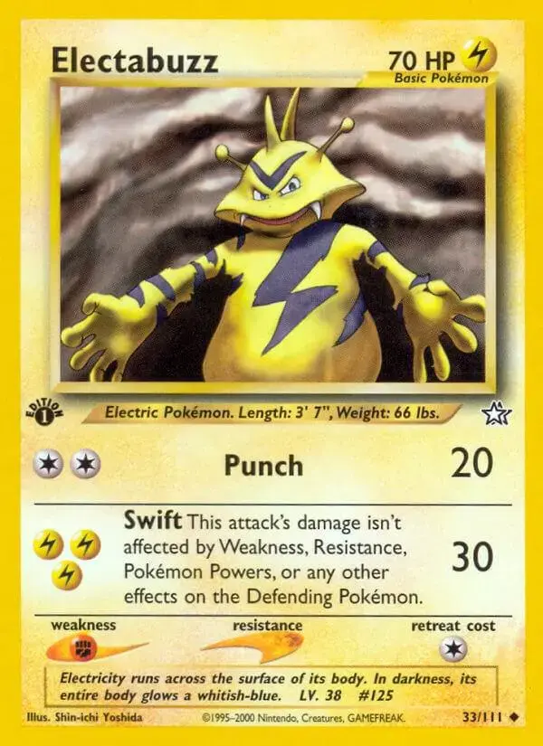 Electabuzz [1st Edition] - Pokemon Neo Genesis #33