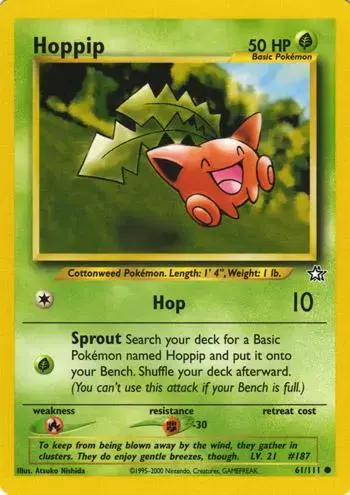 Hoppip - Pokemon Neo Genesis #61