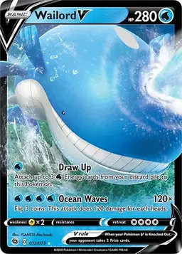 Wailord V 13 - Pokemon Champion's Path