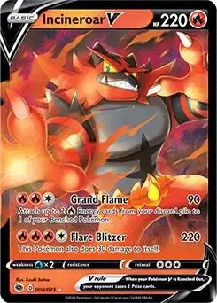 Incineroar V - Pokemon Champion's Path #8
