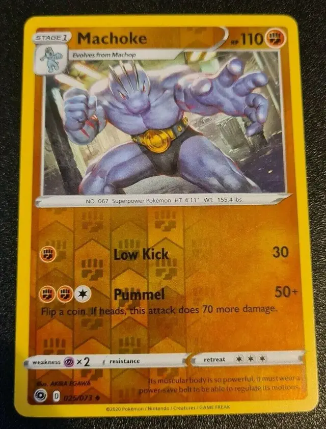 Machoke [Reverse Holo] - Pokemon Champion's Path #25