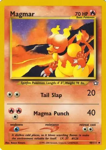 Magmar - Pokemon Neo Genesis #40