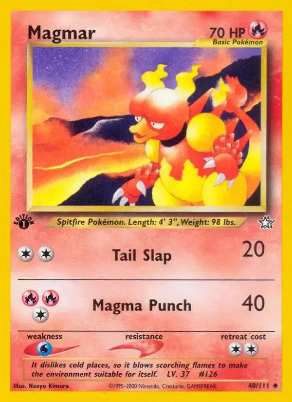 Magmar [1st Edition] - Pokemon Neo Genesis #40