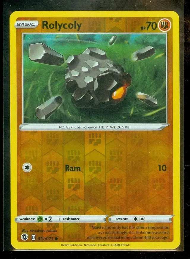 Rolycoly [Reverse Holo] - Pokemon Champion's Path #31