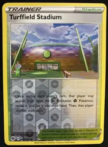 Turffield Stadium [Reverse Holo] - Pokemon Champion's Path #68