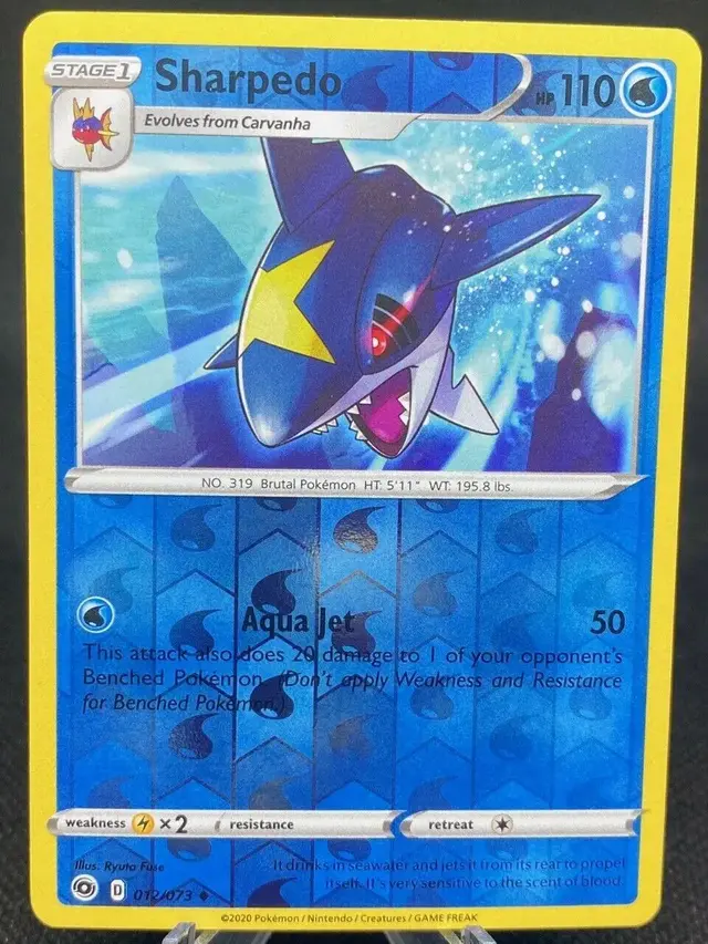 Sharpedo [Reverse Holo] - Pokemon Champion's Path #12