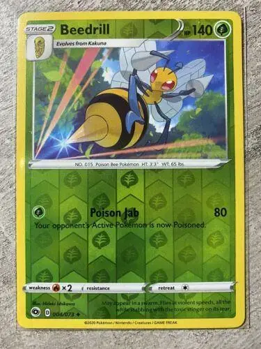 Beedrill [Reverse Holo] - Pokemon Champion's Path #4