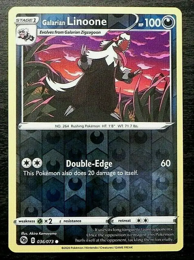Galarian Linoone [Reverse Holo] - Pokemon Champion's Path #36