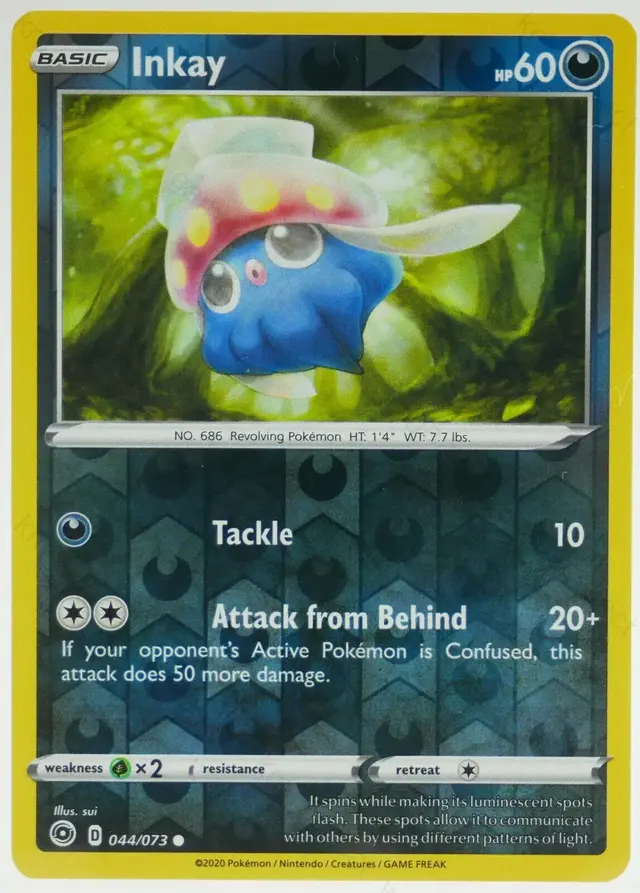 Inkay [Reverse Holo] - Pokemon Champion's Path #44