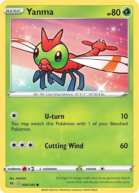 Yanma - Pokemon Vivid Voltage #6