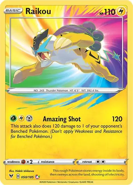 Raikou - Pokemon Vivid Voltage #50