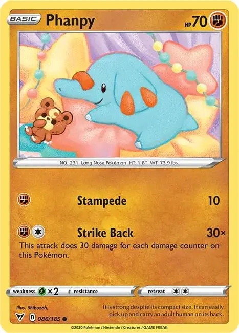 Phanpy - Pokemon Vivid Voltage #86