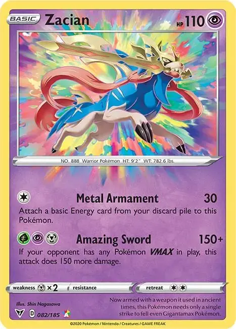 Zacian - Pokemon Vivid Voltage #82