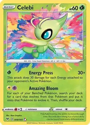 Celebi - Pokemon Vivid Voltage #9