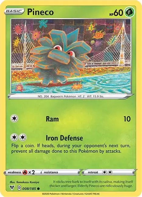 Pineco - Pokemon Vivid Voltage #8