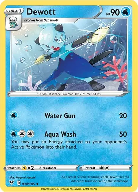 Dewott - Pokemon Vivid Voltage #34
