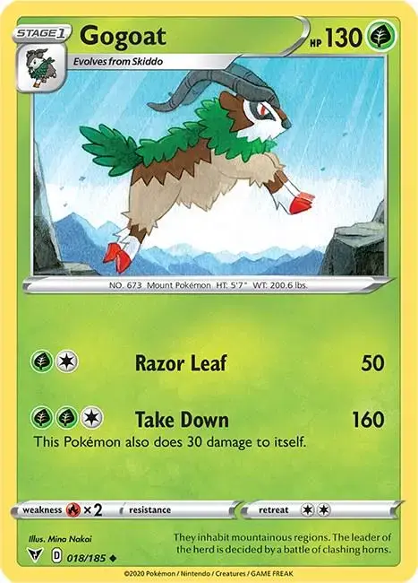 Gogoat - Pokemon Vivid Voltage #18