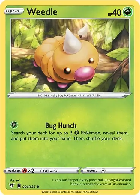 Weedle - Pokemon Vivid Voltage #1