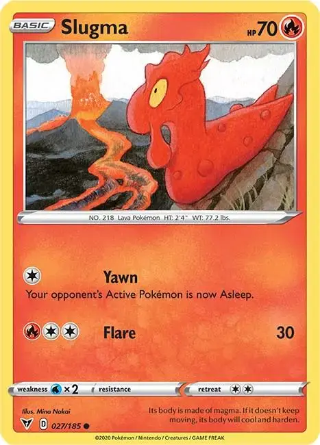 Slugma - Pokemon Vivid Voltage #27