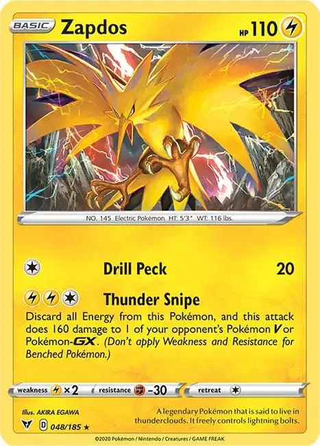 Zapdos - Pokemon Vivid Voltage #48