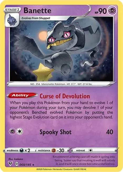 Banette - Pokemon Vivid Voltage #68