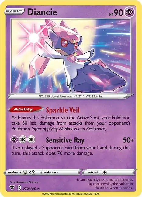 Diancie - Pokemon Vivid Voltage #79